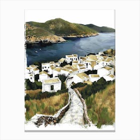 Aegean Village 4 Canvas Print