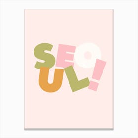 SEOUL Canvas Print