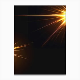 Golden Rays Canvas Print