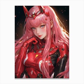 Zero Two Darling In The Franxx 1 Canvas Print