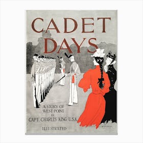 Cadet Days (1894), Edward Penfield Canvas Print