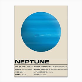 Neptune Light Canvas Print