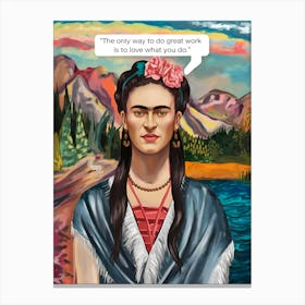 Frida Kahlo 11 Canvas Print