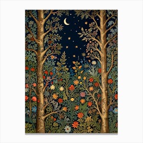 William Morris Twilight Forest 1 Canvas Print