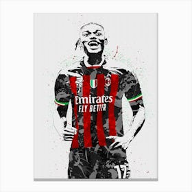 Rafael Leao Ac Milan 2 1 Canvas Print