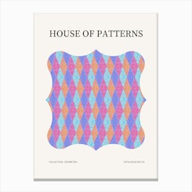 Geometric Pattern Poster 3 Canvas Print