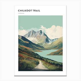 Chilkoot Trail Canada 3 Hiking Trail Landscape Poster Canvas Print