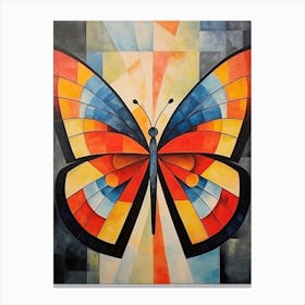 Butterfly Abstract Pop Art 7 Canvas Print