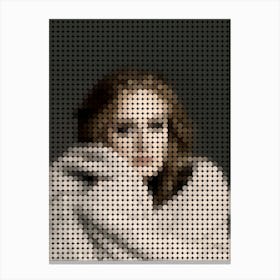 Adele In Style Dots Canvas Print