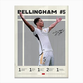 Jude Bellingham 6 Canvas Print