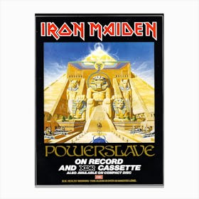 Remaster Iron Maiden Powerslave Japan Digipak Poster Canvas Print