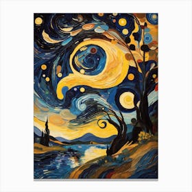Starry Night 7 Canvas Print