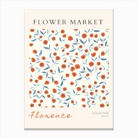 Flower Market 3 Canvas Print