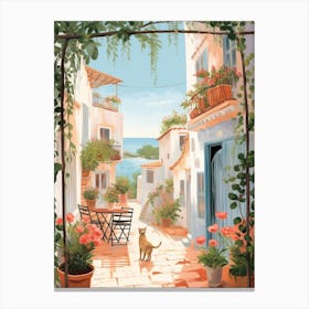 Algarve Portugal 1 Illustration Canvas Print