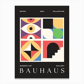 Modern Gallery Bauhaus 3 Canvas Print
