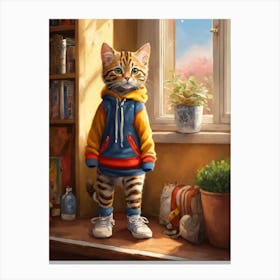 Kitty Cat 5 Canvas Print