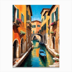 Venice Canal 14 Canvas Print