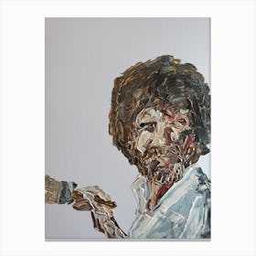 Bob Ross The Joy of Abstract Canvas Print