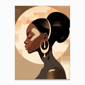 Afro-American Woman 20 Canvas Print