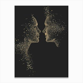 Two Faces 19 Canvas Print