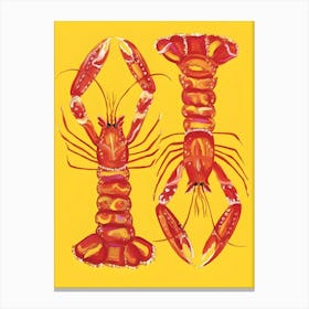 Lobsters Canvas Print