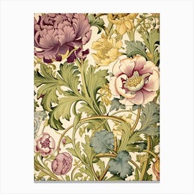 Floral Wallpaper 190 Canvas Print