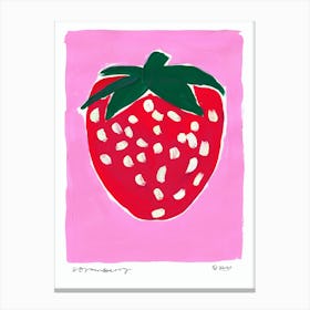 Strawberry Pink Canvas Print