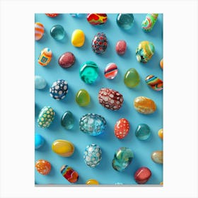 Colorful Glass Beads Canvas Print