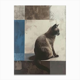 Cat Sitting 1 Canvas Print
