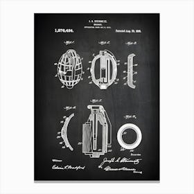 Military Decor Military Art Military Blueprint Military Gifts Military Poster, Grenade Art, Military Print, Grenade Print, Cm4341 Canvas Print