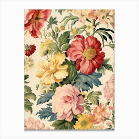 Floral Wallpaper 106 Canvas Print