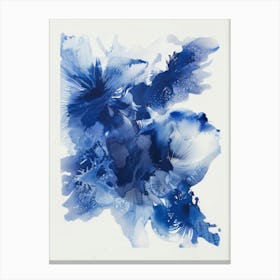 Blue Flowers 72 Canvas Print