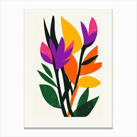 Bird Of Paradise Canvas Print