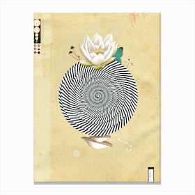 Wonderful Lotus Flower World Canvas Print