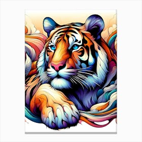 Wild Animal Illustration 123 Canvas Print