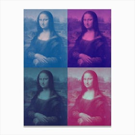 Mona Lisa 4 Canvas Print