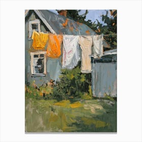 Laundry Line 3 Canvas Print