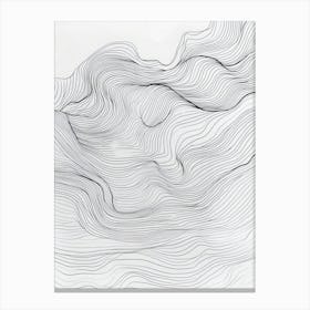 Wavy Lines 1 Canvas Print