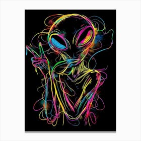 Alien Art Canvas Print