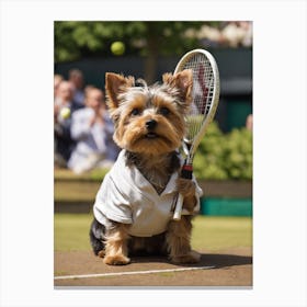 Wimbledon Dog Canvas Print