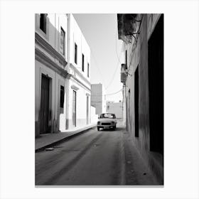 Rabat, Morocco, Spain, Black And White Photography 4 Canvas Print