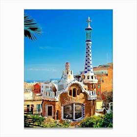 Park Guell, Barcelona, Spain Canvas Print