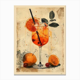 Aperol Spritz Orange 125 Canvas Print