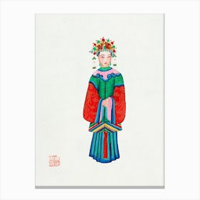 Chinese Princes In Costume 3 Canvas Print