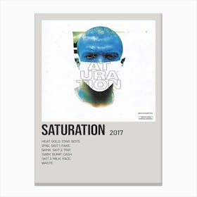 Saturation 2017 Poster 1 Canvas Print