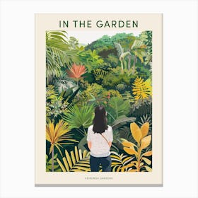 In The Garden Poster Keirunga Gardens New Zealand 1 Canvas Print