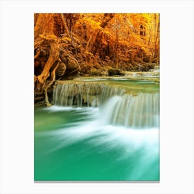 Waterfall In Thailand 1 Canvas Print