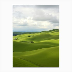 Green Rolling Hills Canvas Print