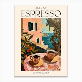 Florence Espresso Made In Italy 2 Poster Canvas Print