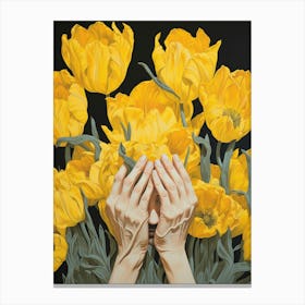 'The Yellow Tulips' Canvas Print